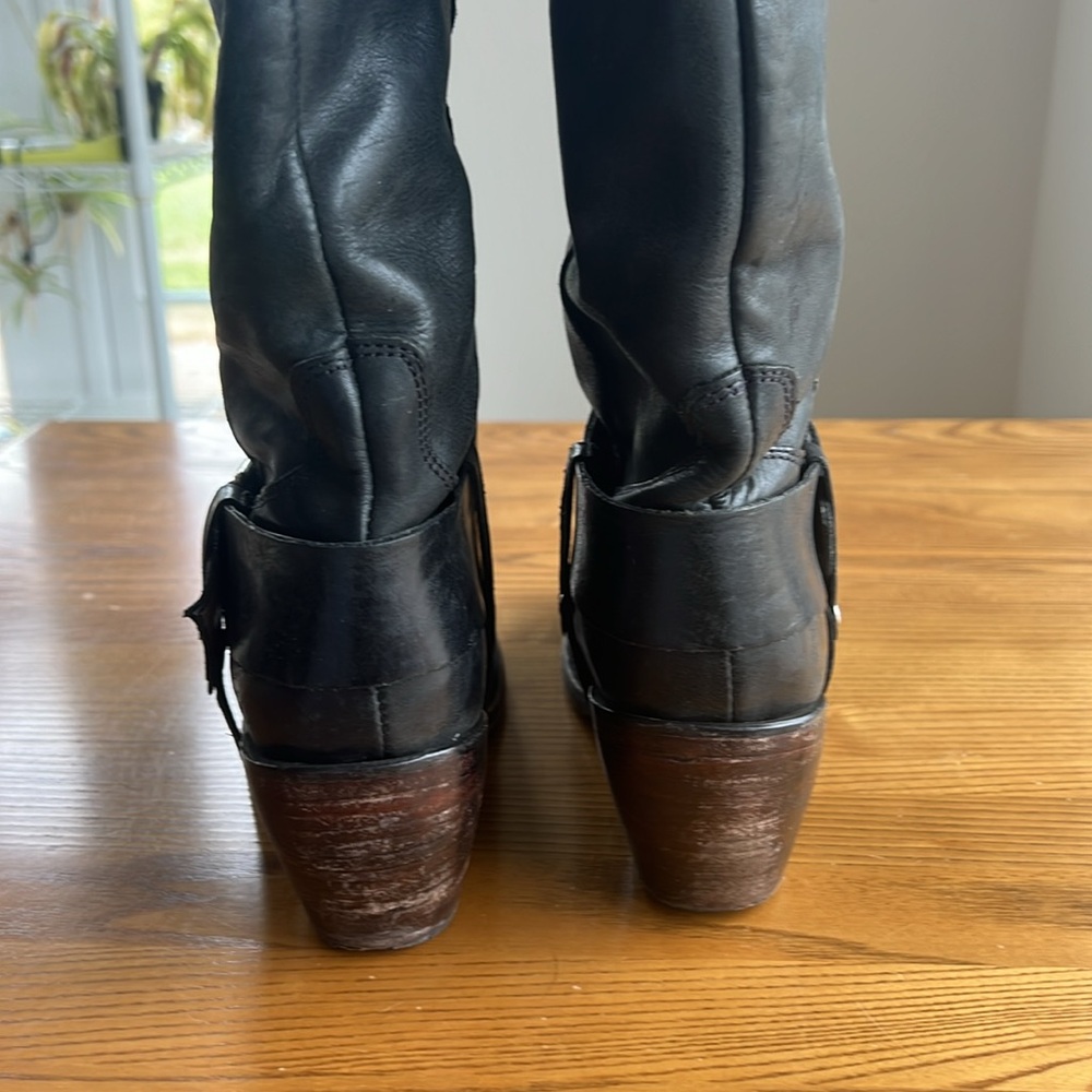 dolce vita high black leather boots size 8.5 - Picture 3 of 9